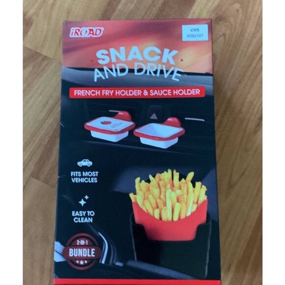 IRoad Snack and Drive  French Fries Holder and Sauce‎ Holder - Picture 1 of 2